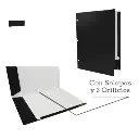 Barrilito folder carpeta cartulina negro cbc2