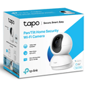 TP-LINK Cámara de Seguridad WiFi con Rotación, Tapo C200