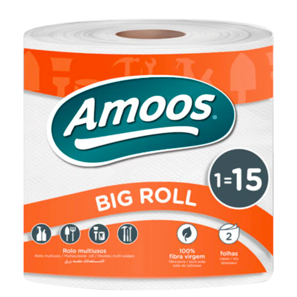 Amoos toalla mayordomo big roll doble hoja 364h J629108.3