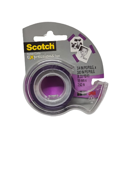 SCOTCH CINTA PARA REGALOS EXPRESSIONS 19MM X 7.62M