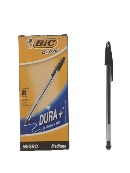 Bic Lapicero cristal clasico negro