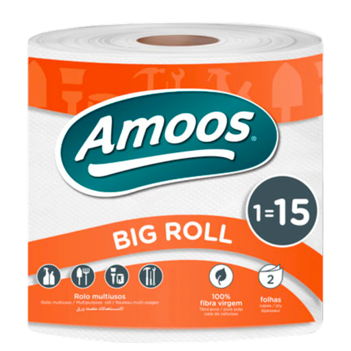 [AM00019] Amoos toalla mayordomo big roll doble hoja 364h J629108.3