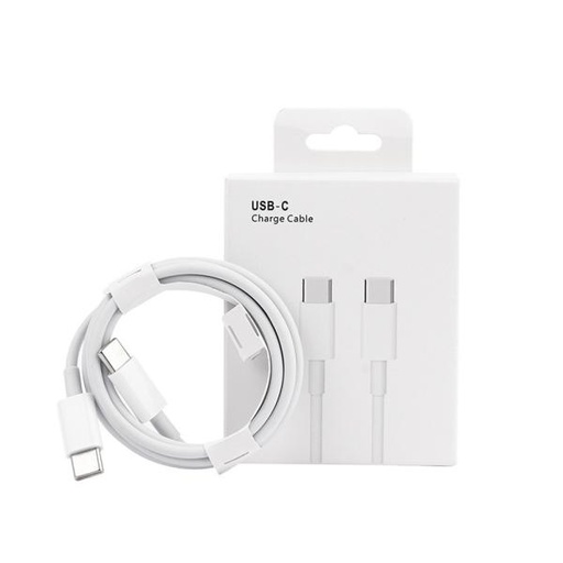 [CCT0030] APPLE IPHONE CABLE DE USB-C A USB-C BLANCO ORIGINAL