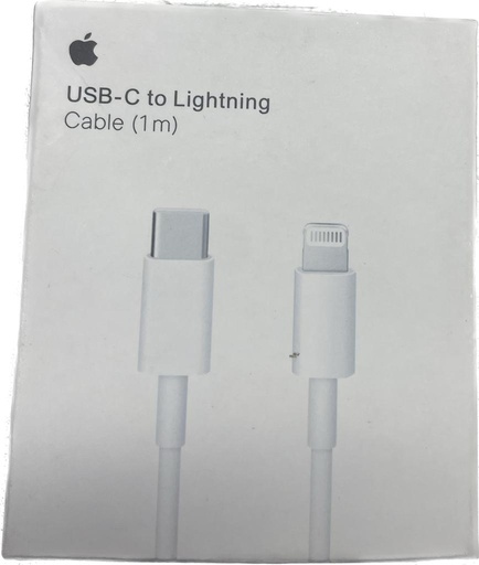 APPLE IPHONE CABLE DE USB-C A LIGHTNING BLANCO 1M ORIGINAL