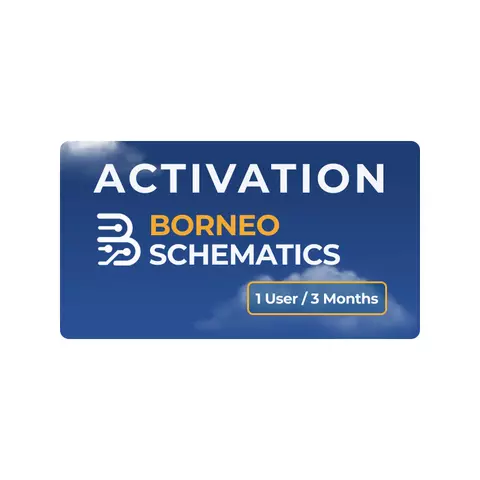 Activación Borneo Schematics (1 usuarios / 3 meses)