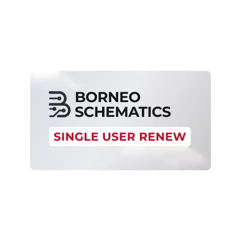 Renovación de activación Borneo Schematics (1 usuario / 12 meses)