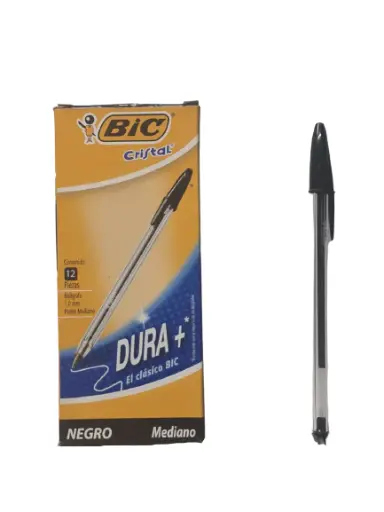 Bic Lapicero cristal clasico negro